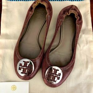 Tory Burch Brown Flats 7.5